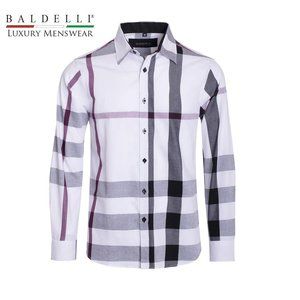 Men's Fashion Shirt - Baldelli-201 White